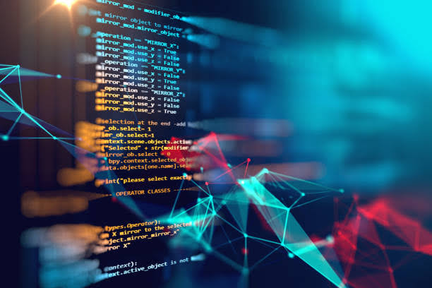 Laptop displaying software development code